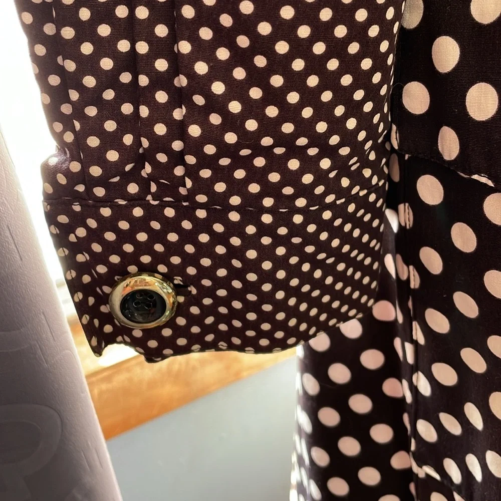 Vintage spring polka dot coat - Picture 7 of 17